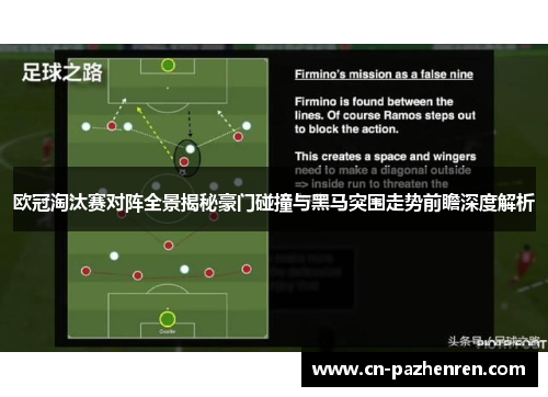 欧冠淘汰赛对阵全景揭秘豪门碰撞与黑马突围走势前瞻深度解析